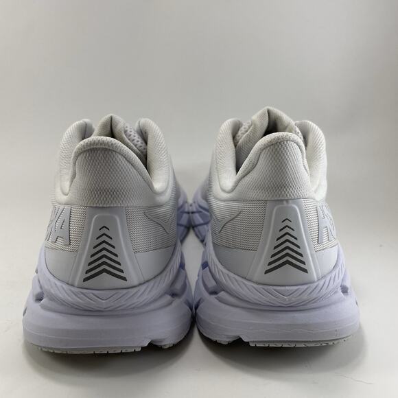 Hoka One One Clifton 7 Running Shoes Womens Size 9 White Athletic Sneakers - Picture 4 of 11